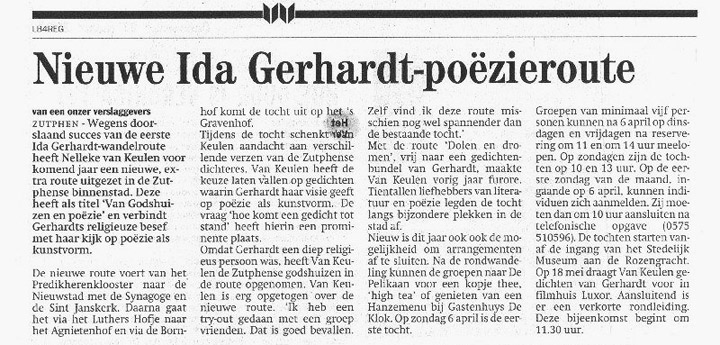 persbericht ida gerhardt